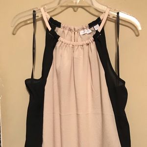 New York & Co Halter Blouse Top Shirt Size Large